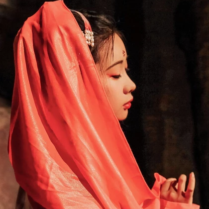 浮世年華少女頭像，唯美古風(fēng)真人頭像