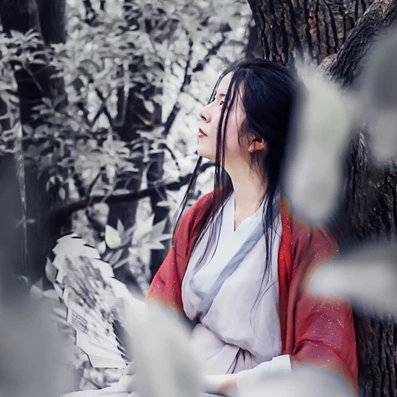 冰雪柔情少女頭像，唯美古風(fēng)真人頭像