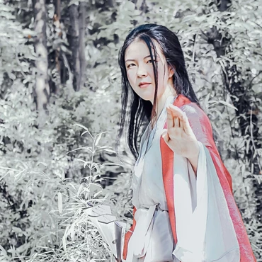 冰雪柔情少女頭像，唯美古風(fēng)真人頭像