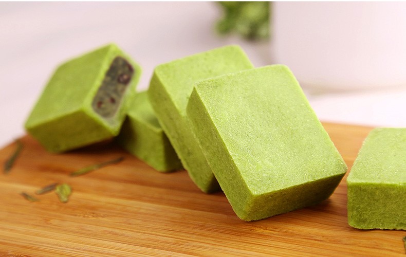 杭州特產(chǎn)美食糕點(diǎn)，特色手工抹茶點(diǎn)心龍井酥
