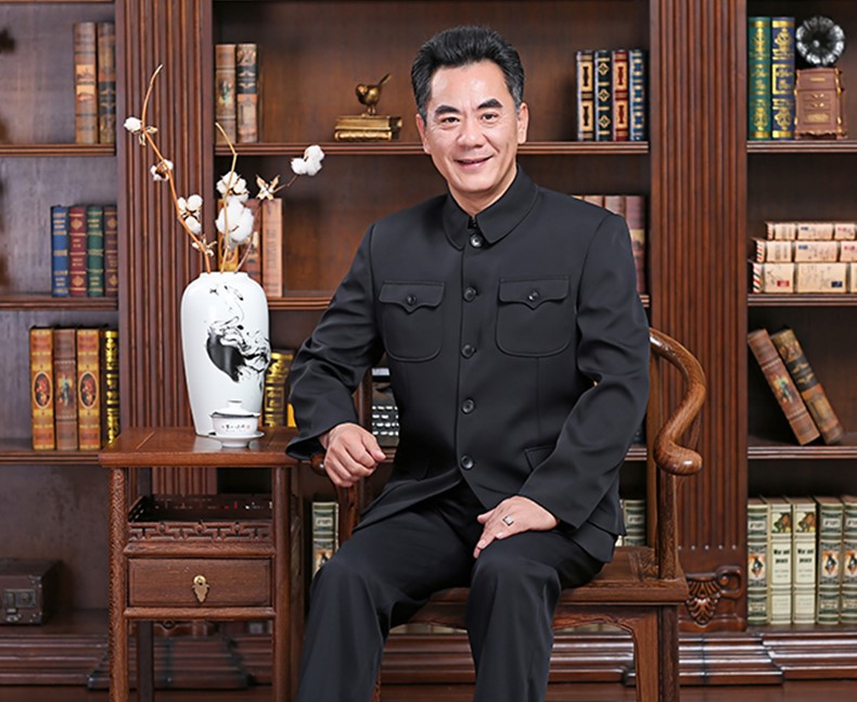 時尚家佳樂文學(xué)傳統(tǒng)韻味中老年中山裝