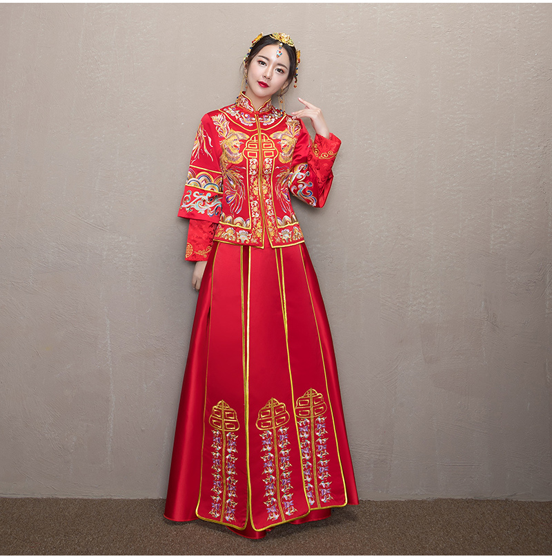 古韻典雅中式禮服，東方之美新娘禮服