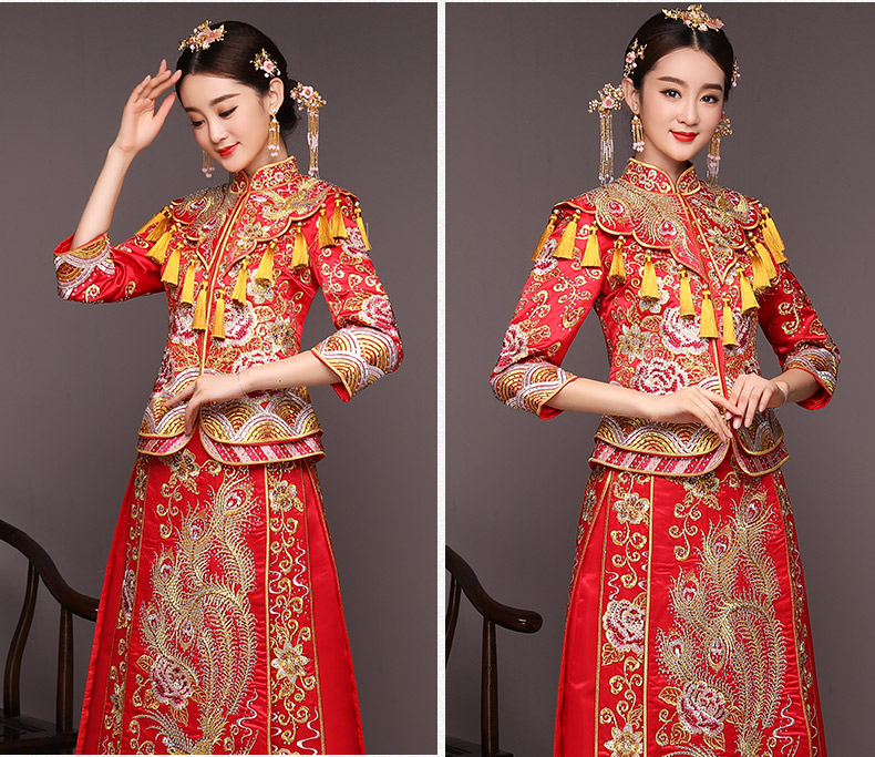 典雅韻味中式禮服，精致新娘結婚禮服