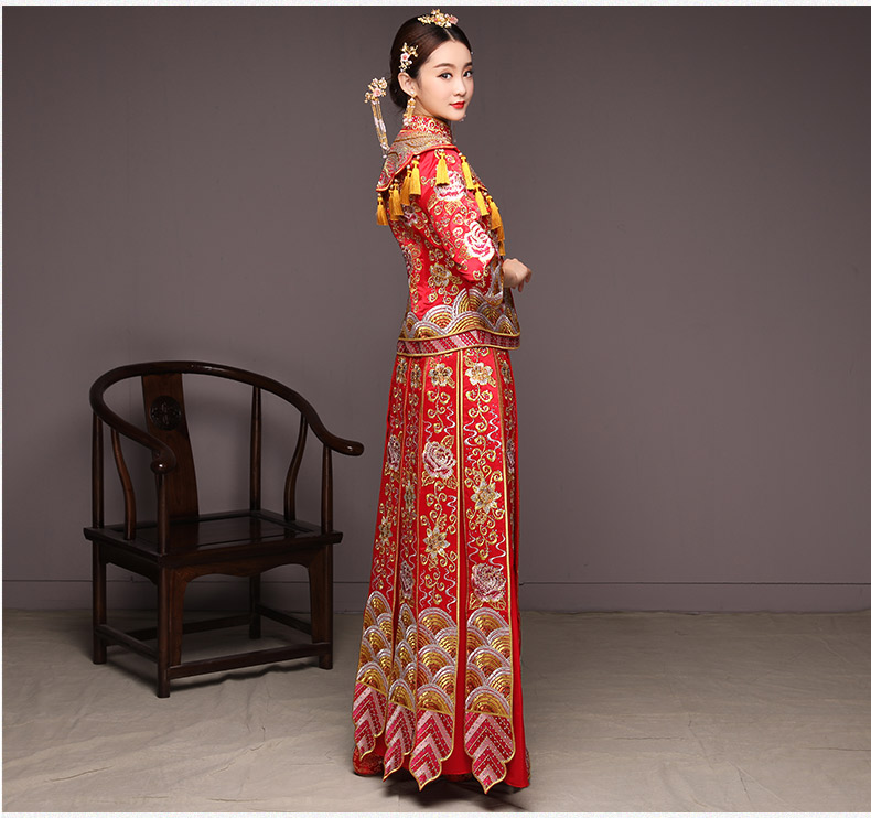 典雅韻味中式禮服，精致新娘結婚禮服