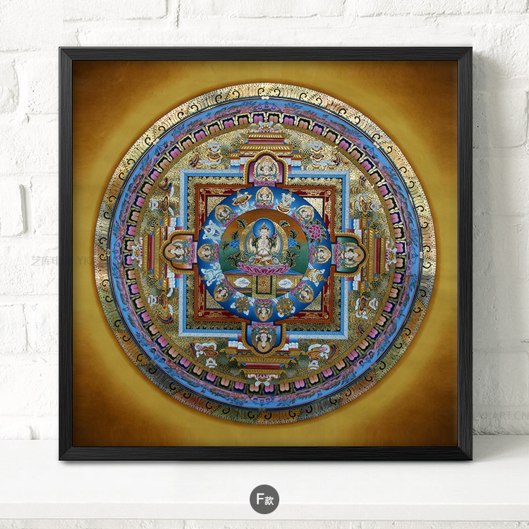 九款民族風(fēng)抽象圖案掛畫，家佳樂文學(xué)古風(fēng)裝飾畫