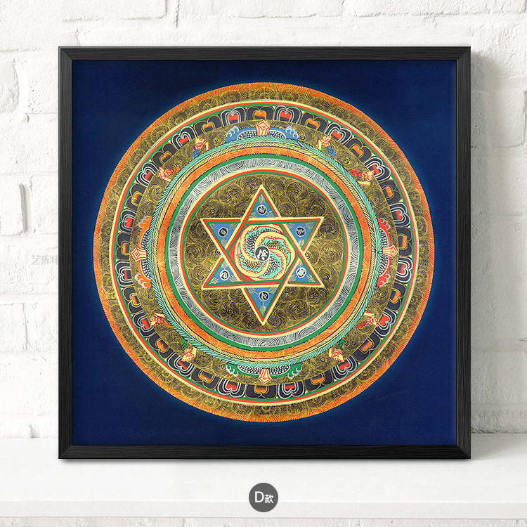 九款民族風(fēng)抽象圖案掛畫(huà)，家佳樂(lè)文學(xué)古風(fēng)裝飾畫(huà)