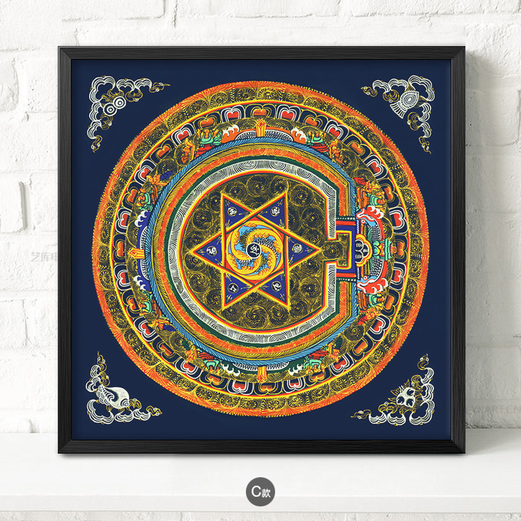 九款民族風(fēng)抽象圖案掛畫(huà)，家佳樂(lè)文學(xué)古風(fēng)裝飾畫(huà)
