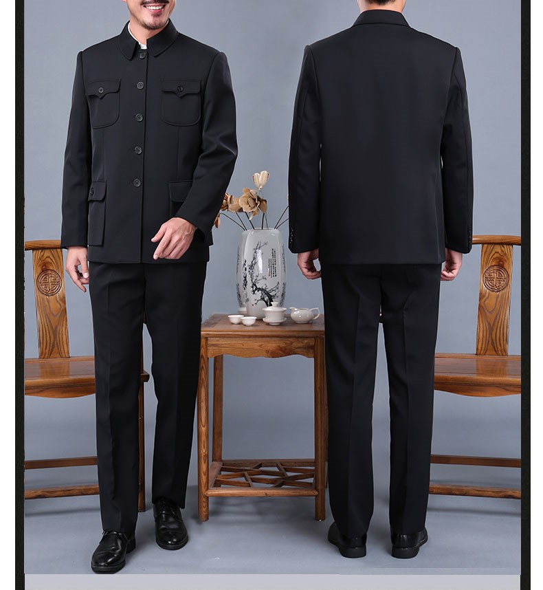 經(jīng)典國風(fēng)男士中山裝外套