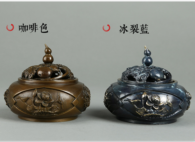 四季之花香爐，精美仿古熏香爐