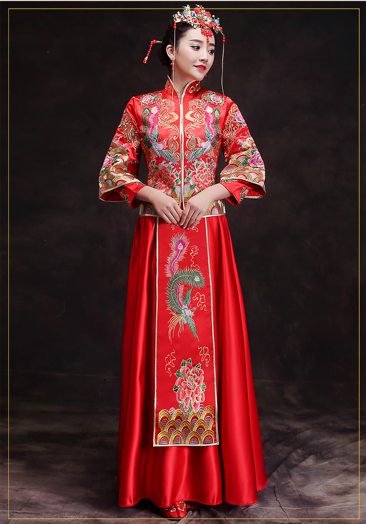 復古風新娘禮服，時尚驚艷中式禮服