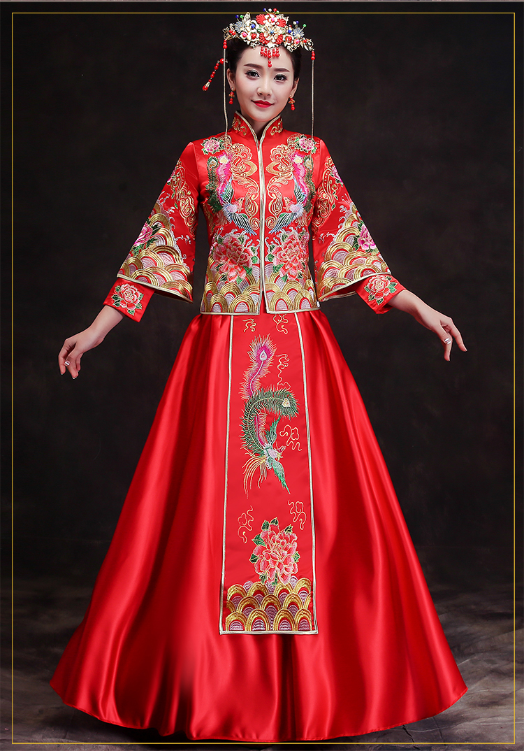 復古風新娘禮服，時尚驚艷中式禮服