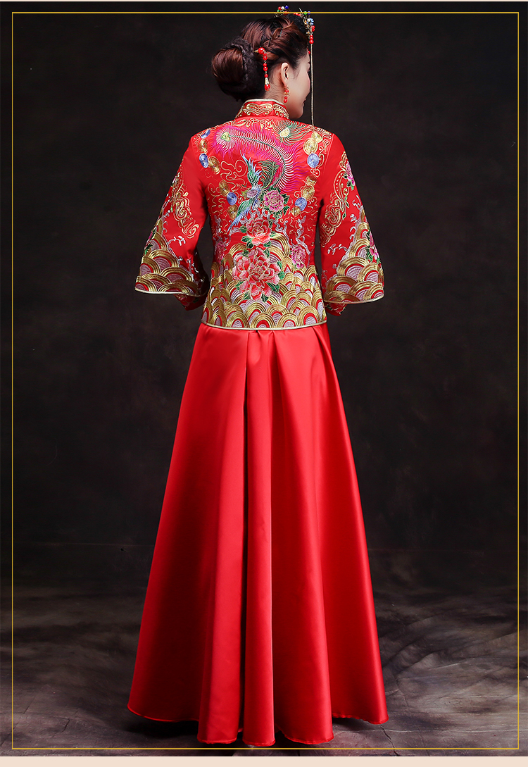 復古風新娘禮服，時尚驚艷中式禮服