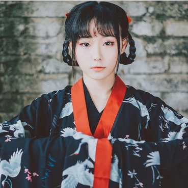 俏皮可愛漢服女子頭像，唯美古風(fēng)真人頭像