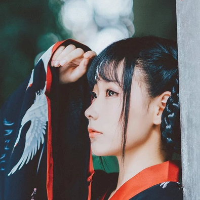 俏皮可愛漢服女子頭像，唯美古風(fēng)真人頭像