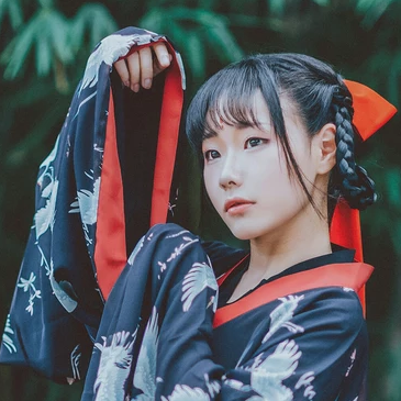 俏皮可愛漢服女子頭像，唯美古風(fēng)真人頭像