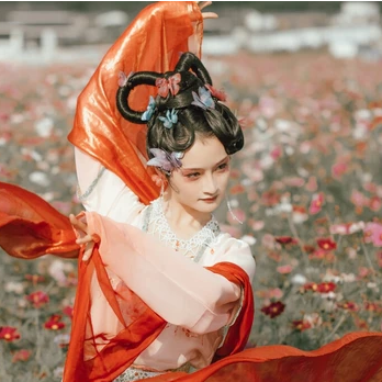 嫵媚嬌艷女子頭像，唯美古風(fēng)真人頭像