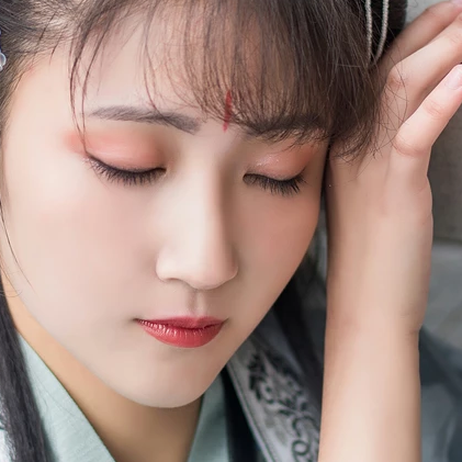 古典琵琶女子頭像，唯美古風(fēng)真人頭像