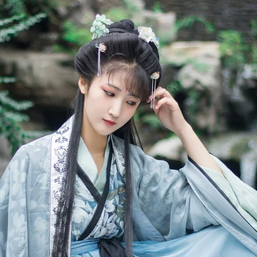 古典琵琶女子頭像，唯美古風(fēng)真人頭像