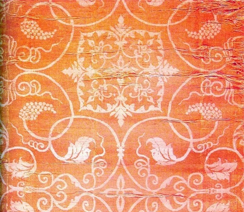 最華麗的傳統(tǒng)花布，《源氏物語》的中國絲織品