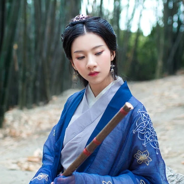 竹林閨蜜頭像，唯美古風真人頭像