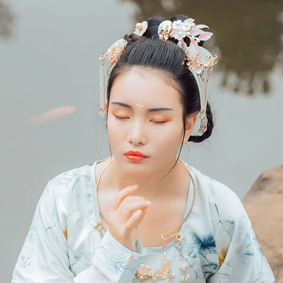 并蒂閨蜜頭像，唯美古風(fēng)真人頭像