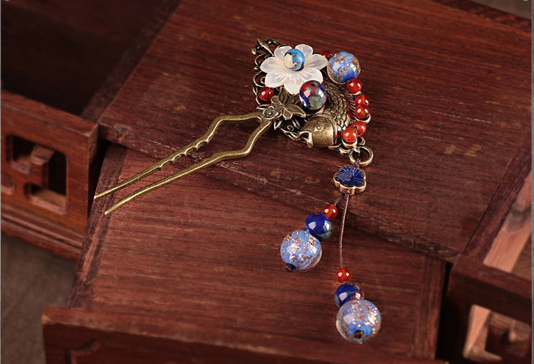 古風(fēng)發(fā)釵古典流蘇發(fā)簪頭飾