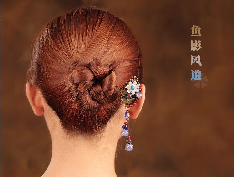 古風(fēng)發(fā)釵古典流蘇發(fā)簪頭飾