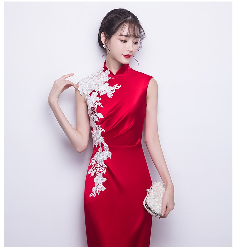 時(shí)尚典雅中式禮服，家佳樂文學(xué)優(yōu)雅晚禮服