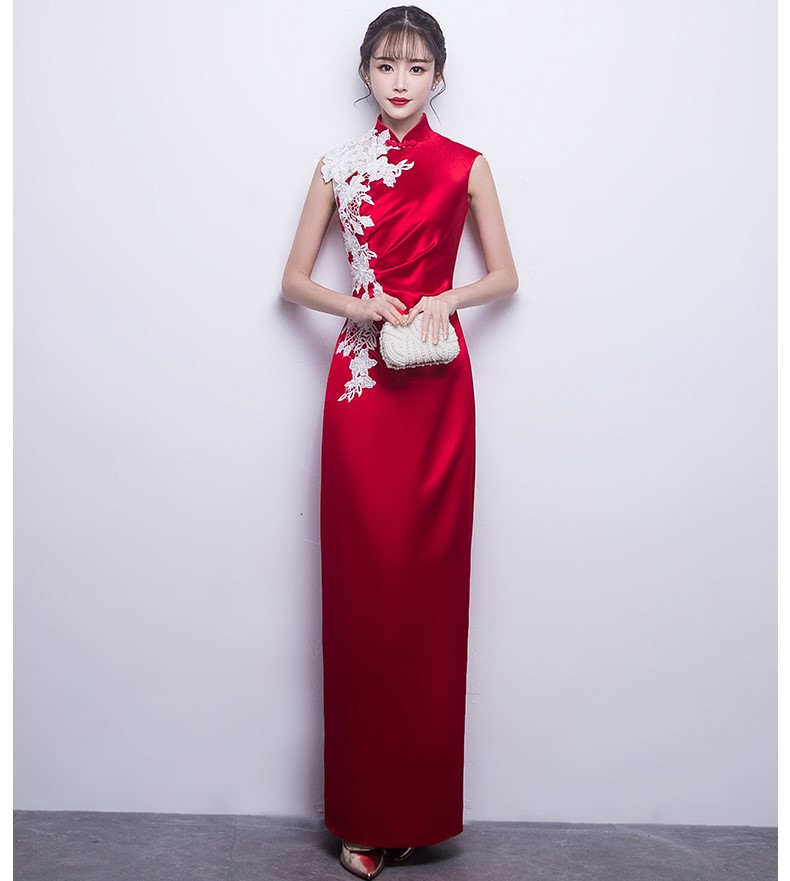 時(shí)尚典雅中式禮服，家佳樂文學(xué)優(yōu)雅晚禮服