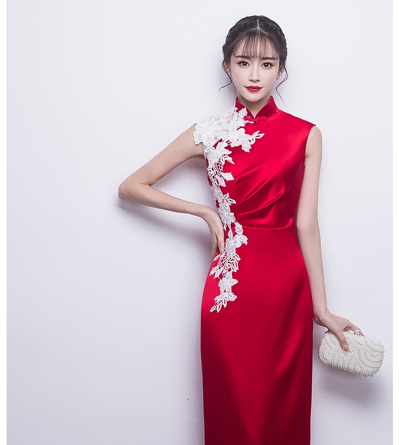 時(shí)尚典雅中式禮服，家佳樂文學(xué)優(yōu)雅晚禮服