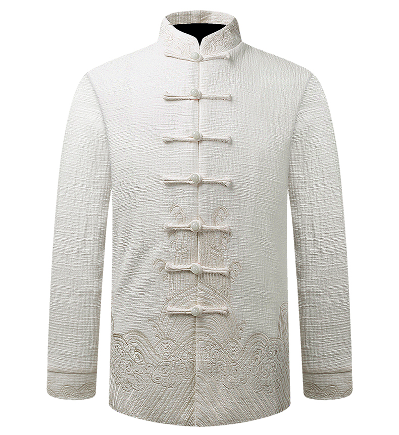 古典刺繡男士唐裝，復(fù)古風(fēng)中式唐裝