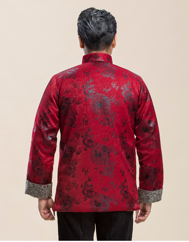 喜慶唐裝禮服外套，復古風男士唐裝