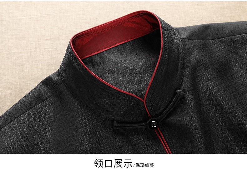 簡約復古風男士唐裝中式華裝唐服