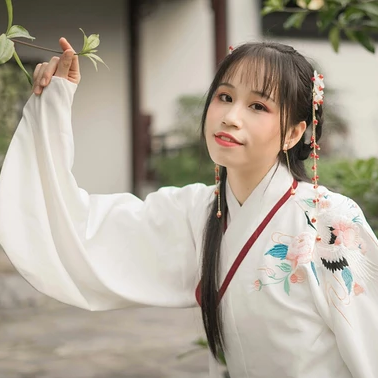 清新可愛漢服女生頭像，唯美古風(fēng)真人頭像