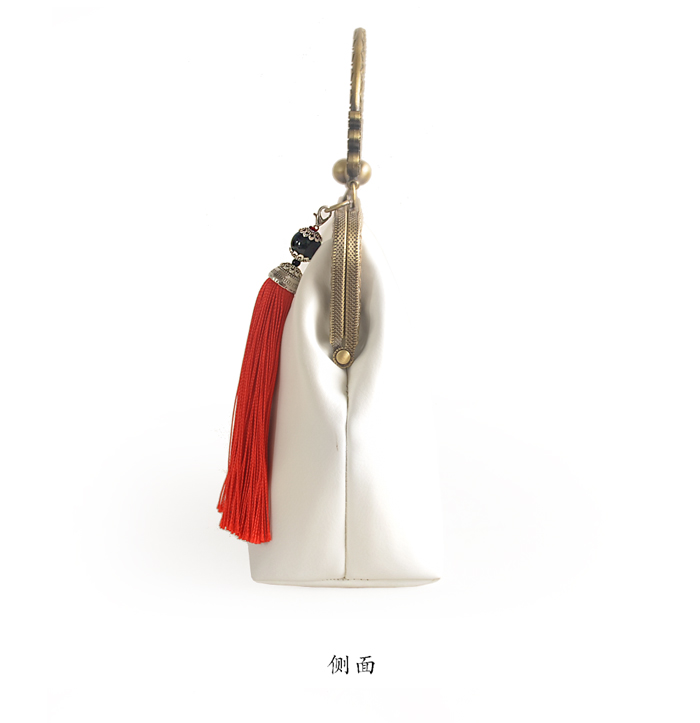 手工家佳樂文學(xué)錦鯉手提包，漢服古風(fēng)斜跨手工包