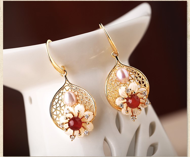 家佳樂文學時尚氣質(zhì)耳環(huán)首飾