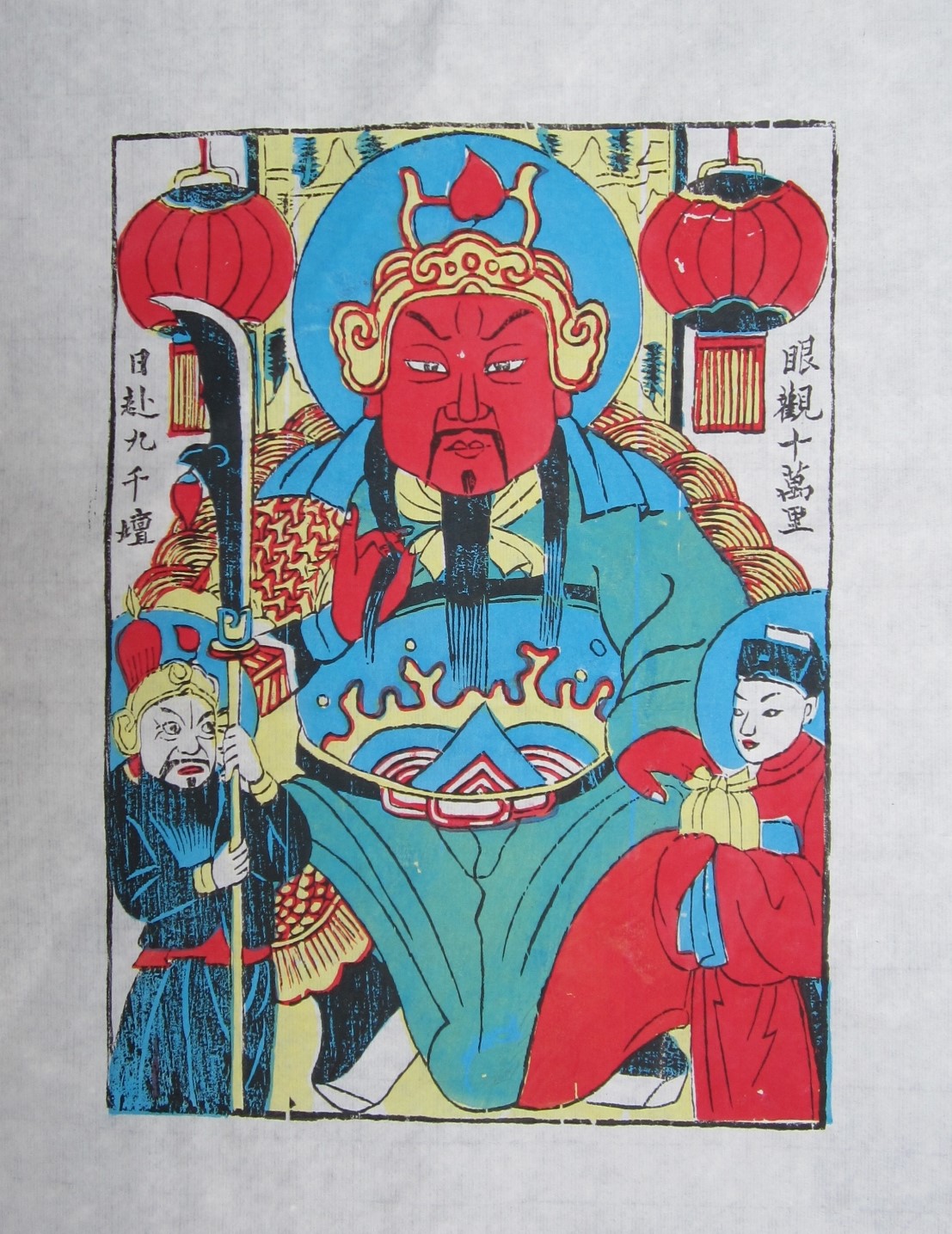 15款生動(dòng)門神人物年畫，唯美中國(guó)吉祥人物年畫