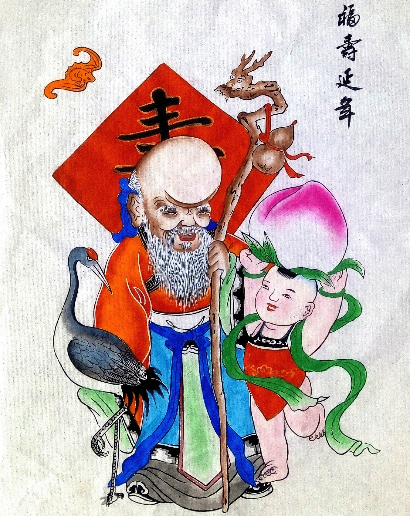 10款唯美生動年畫娃娃，古風手繪中國年畫