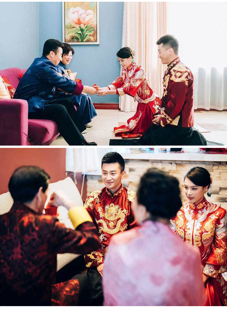 最美家佳樂文學(xué)中式禮服新娘,中式婚禮圖片