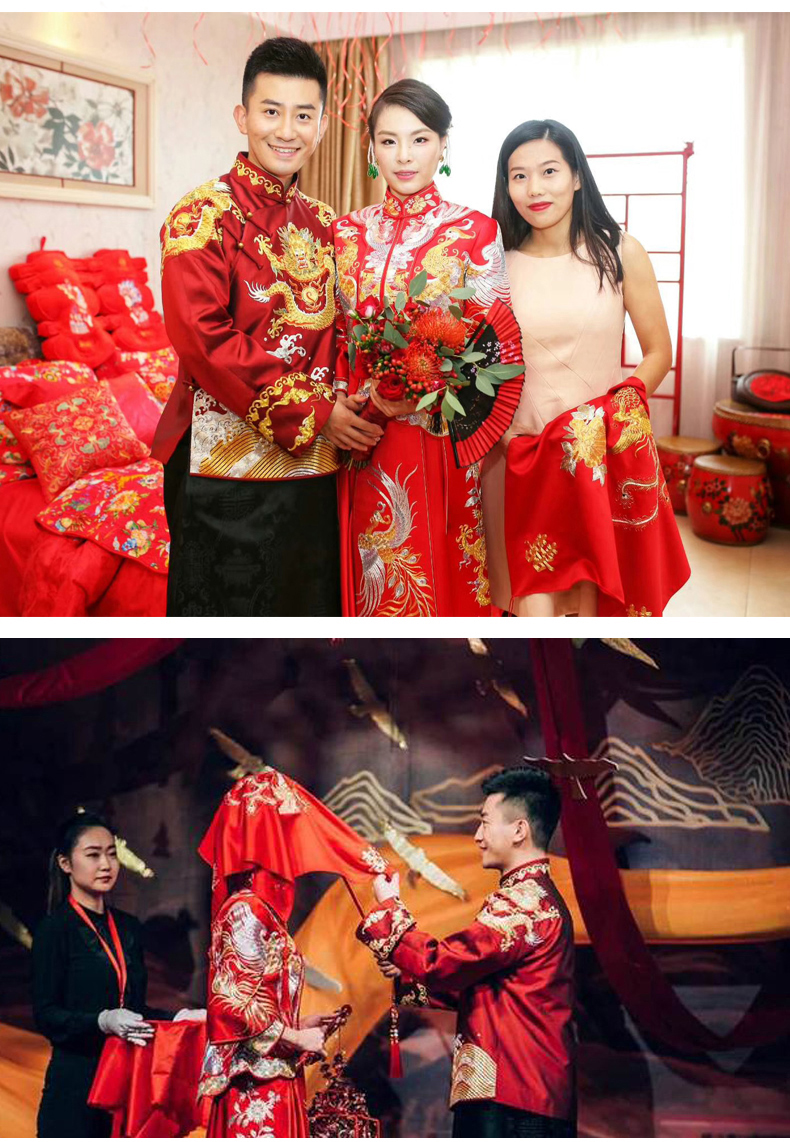 最美家佳樂文學(xué)中式禮服新娘,中式婚禮圖片