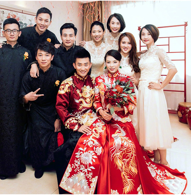 最美家佳樂(lè)文學(xué)中式禮服新娘,中式婚禮圖片
