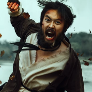 霸氣男生打架帶兵器頭像，唯美古風(fēng)真人頭像