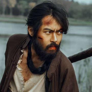 霸氣男生打架帶兵器頭像，唯美古風(fēng)真人頭像