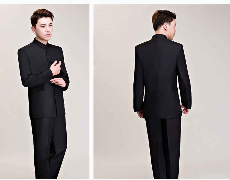 復(fù)古風(fēng)民國(guó)中山裝五四青年中山裝