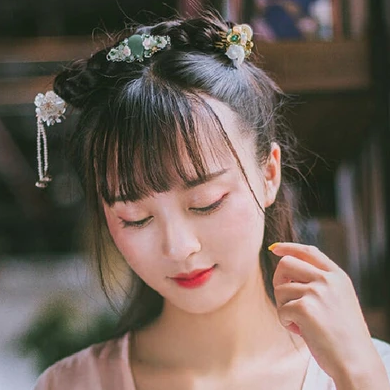 清新文藝女生頭像，唯美古風(fēng)真人頭像