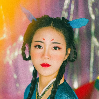 精靈可愛女生頭像，唯美古風(fēng)真人頭像