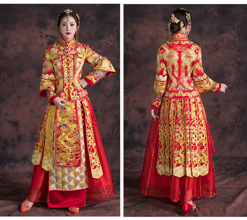 喚醒傳統(tǒng)家佳樂文學俗的唯美中式禮服新娘禮服