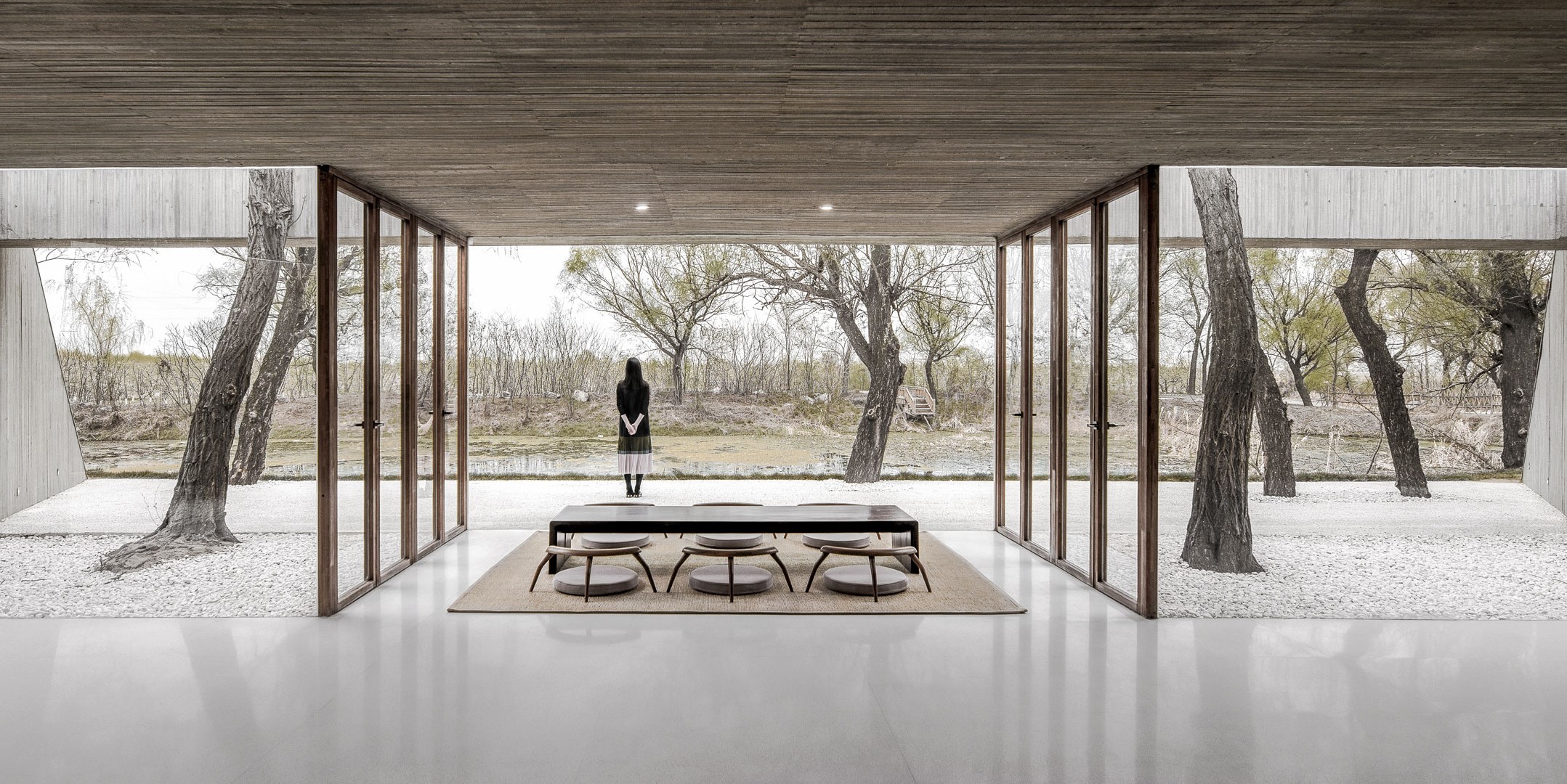 佛系新中式建筑，河北水岸佛堂！