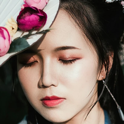 古典淡雅帶團(tuán)扇頭像，唯美古風(fēng)真人頭像