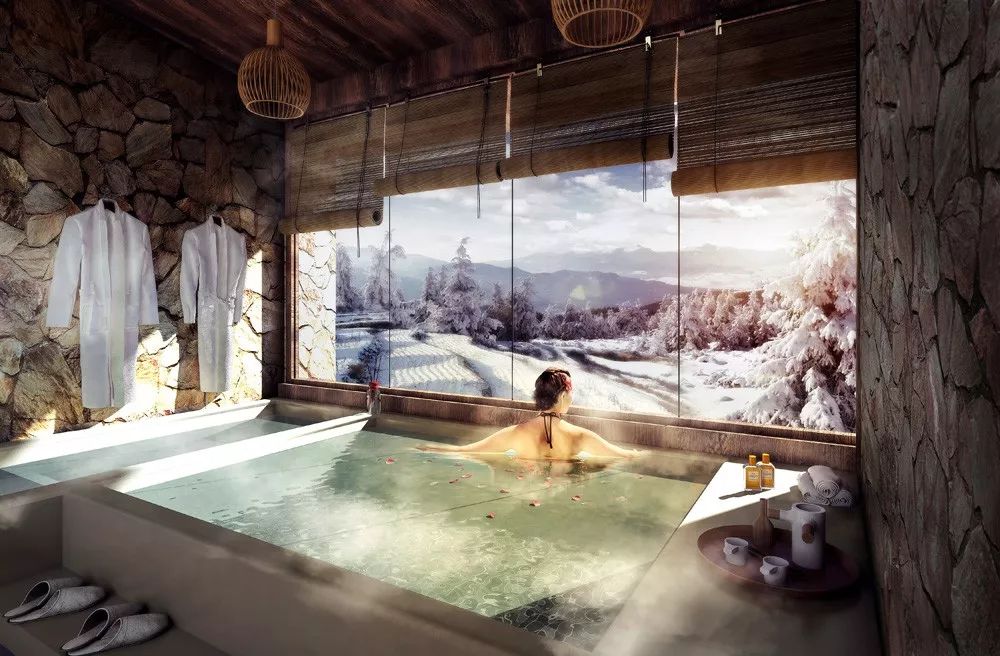 過云山居·長(zhǎng)丘田，躺在浴缸里摘朵云